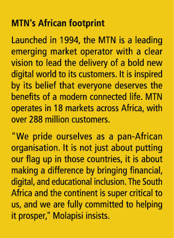 MTN's African footprint Launched in 1994, the MTN is a leading emerging market operator with a clear vision to lead t...