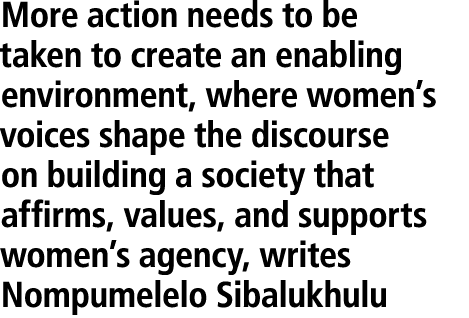 More action needs to be taken to create an enabling environment, where women’s voices shape the discourse on building...