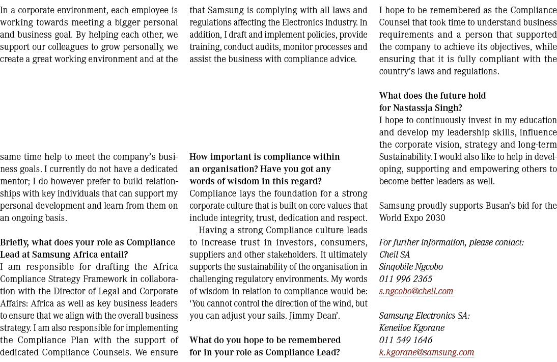 In a corporate environment, each employee is working towards meeting a bigger personal and business goal. By helping ...
