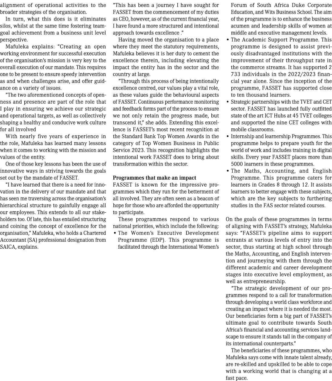 alignment of operational activities to the broader strategies of the organisation. In turn, what this does is it elim...