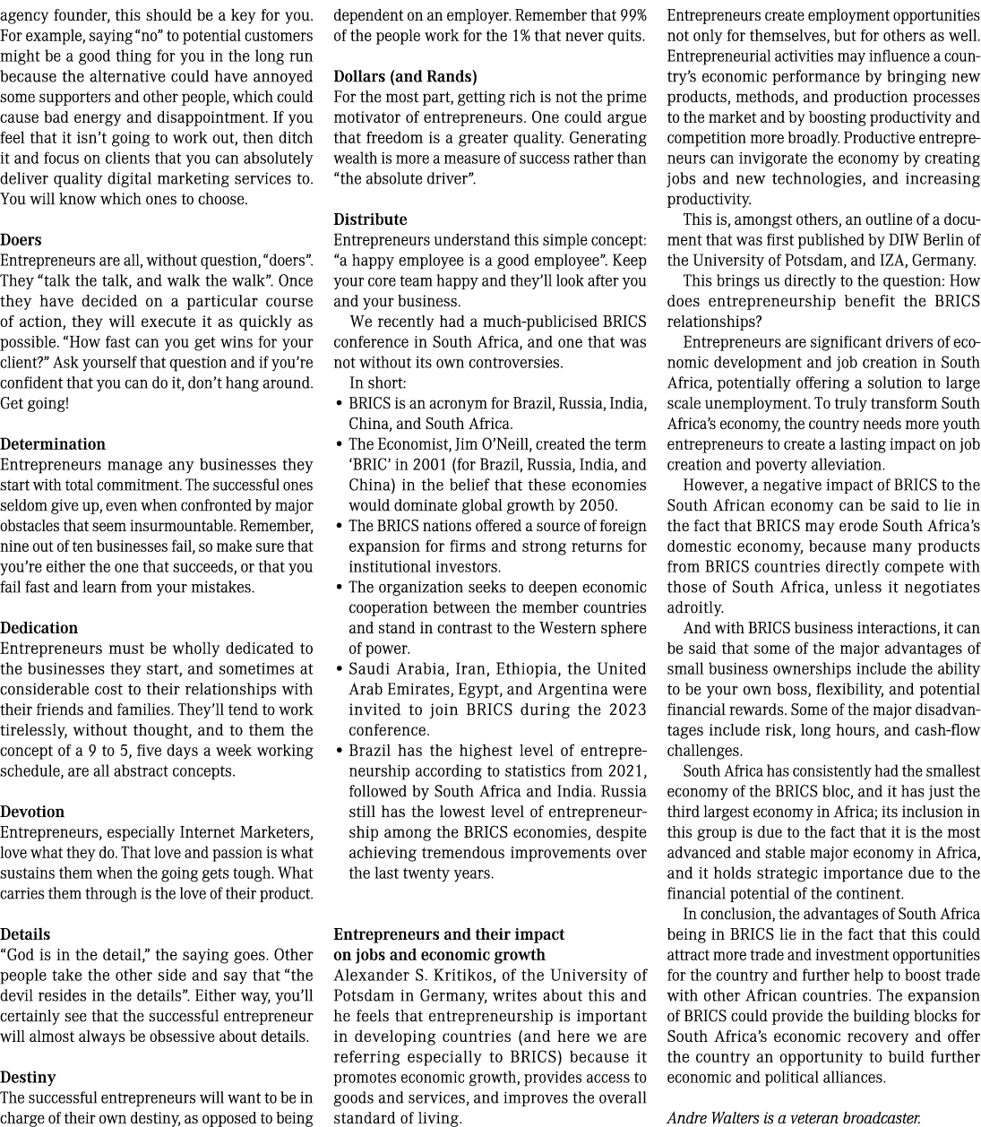 agency founder, this should be a key for you. For example, saying “no” to potential customers might be a good thing f...