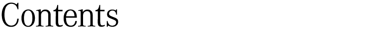Contents