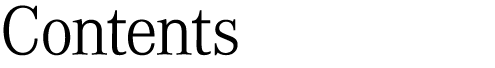 Contents 