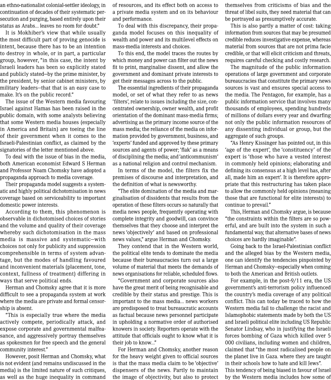 an ethno nationalist colonial settler ideology, in continuation of decades of their systematic persecution and purgin...