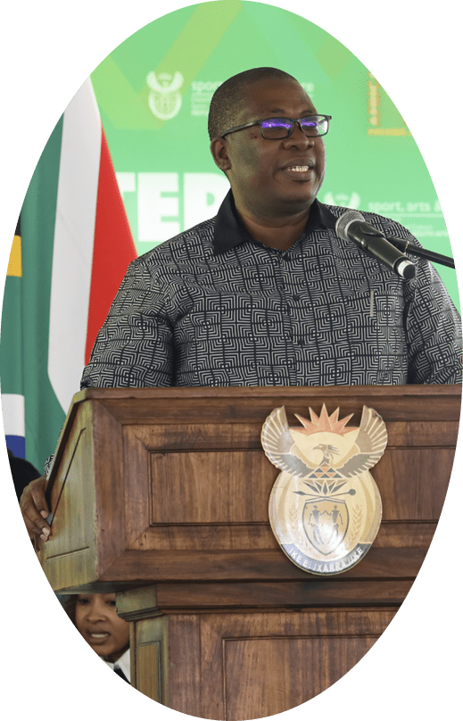 JOHANNESBURG, SOUTH AFRICA - MAY 25: Panyaza Lesufi (Gauteng Premier) during the Africa Day at Cradle of Humankind on May 25, 2023 in Johannesburg, South Africa. Africa Month is one of several themed months ? such as Freedom Month and Youth Month ? which are coordinated by the Department of Sport, Arts and Culture. The theme of Africa Month 2023 is ?Deepening the AU Vision for Unity, Prosperity and Modernity for a Better Africa and a Better World?. (Photo by Luba Lesolle/Gallo Images via Getty Images)