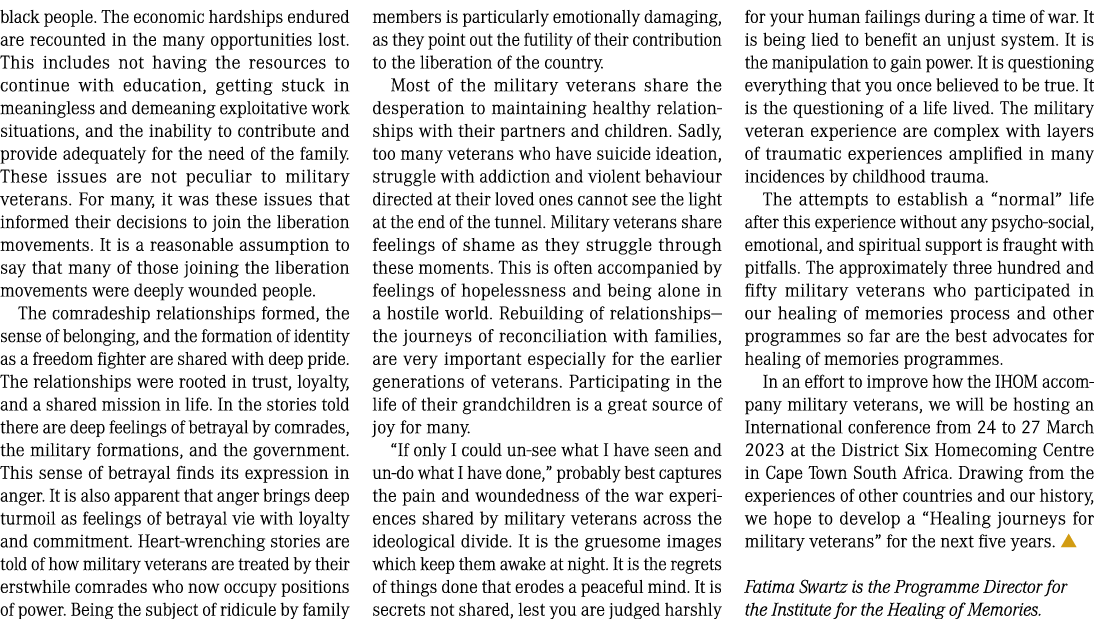 black people. The economic hardships endured are recounted in the many opportunities lost. This includes not having t...