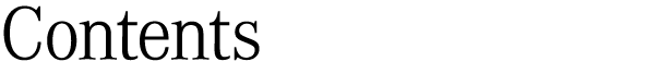 Contents