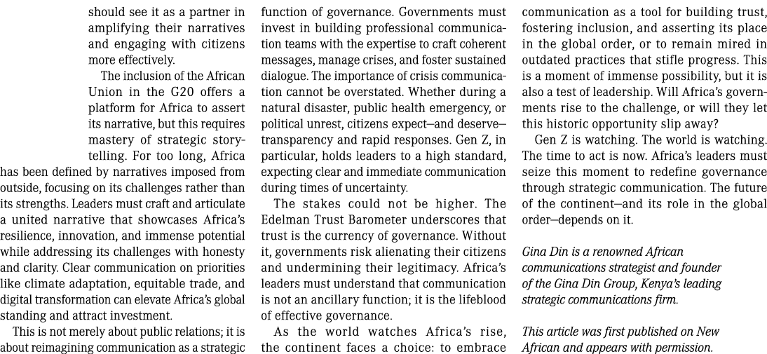 should see it as a partner in amplifying their narratives and engaging with citizens more effectively. The inclusion ...
