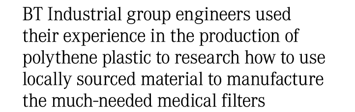 BT Industrial group engineers used their experience in the production of polythene plastic to research how to use loc...