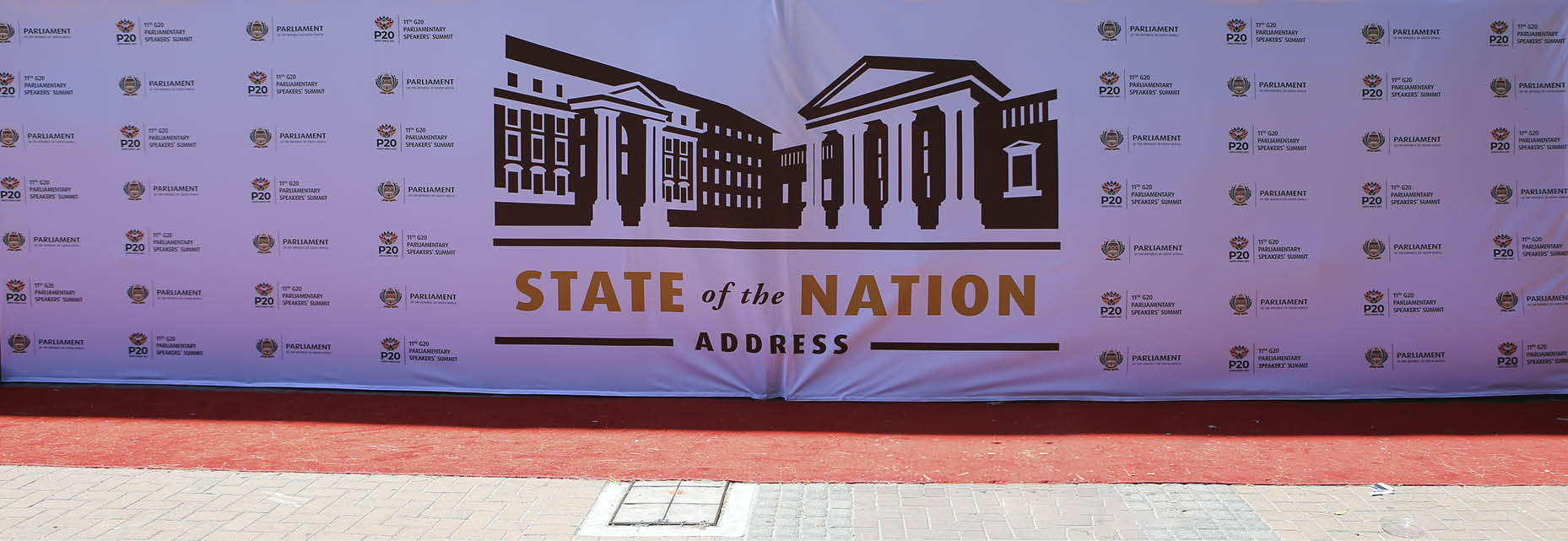 CAPE TOWN, SOUTH AFRICA - FEBRUARY 06: General views during the 2025 State of the Nation Address (SONA) at Cape Town City Hall on February 06, 2025 in Cape Town, South Africa. The address is an annual event, in which the President of South Africa reports on the status of the nation, normally to the resumption of a joint sitting of Parliament (the National Assembly and the National Council of Provinces). (Photo by Ziyaad Douglas/Gallo Images via Getty Images)