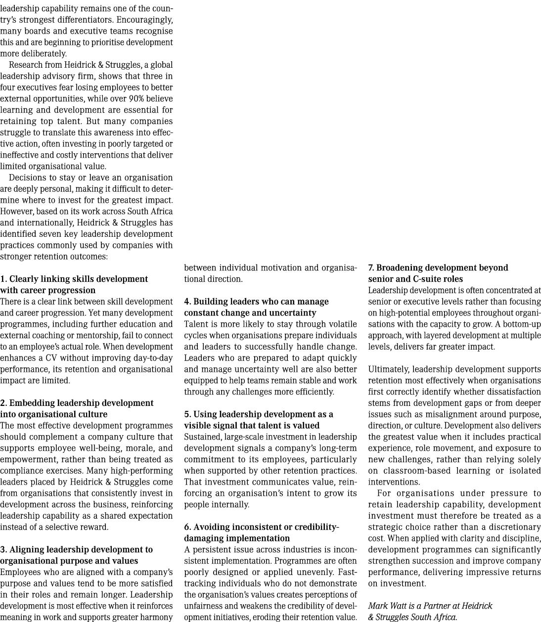 leadership capability remains one of the country&rsquo;s strongest differentiators. Encouragingly, many boards and executiv...