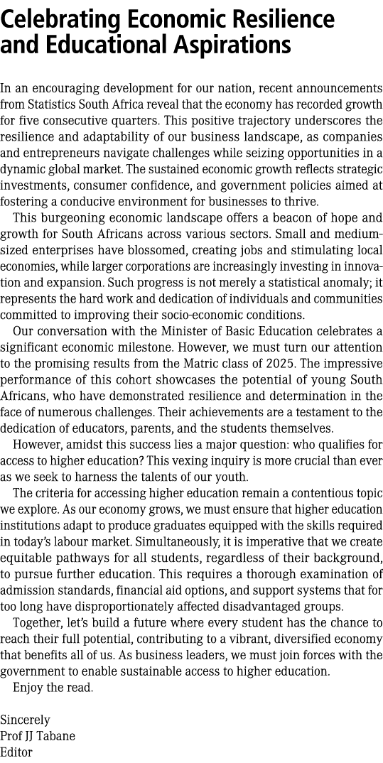 Celebrating Economic Resilience and Educational Aspirations In an encouraging development for our nation, recent anno...