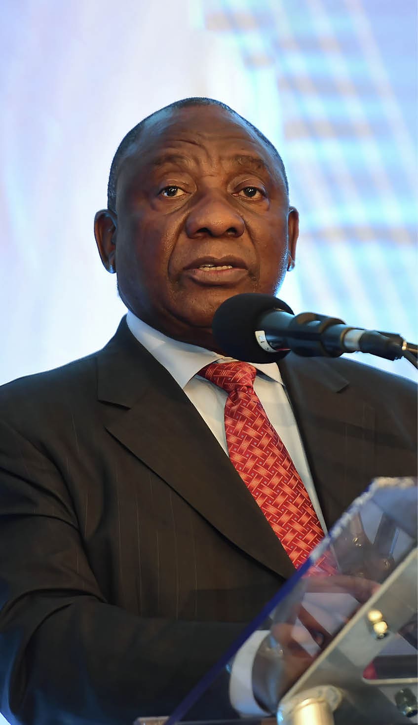 President Cyril Ramaphosa at the centenary celebration of the Afrikanerbond during their National General Meeting(Bondsraad) in Paarl in the Western Cape Province. President Ramaphosa continues to engage with all communities across South Africa and calls upon them to lend a hand to build a prosperous South Africa. 07/06/2018 Kopano Tlape GCIS