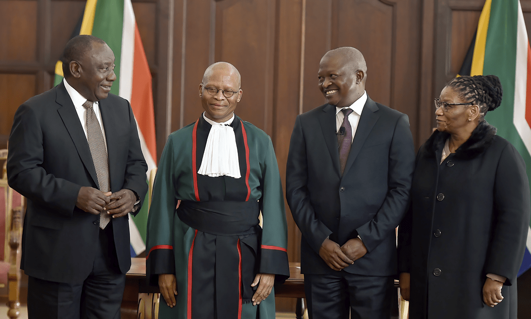 Former Deputy President David Mabuza has this afternoon been sworn in by Chief Justice Mogoeng Mogoeng as a Member of Parliament of the Republic of South Africa. 28/05/2019 Kopano Tlape GCIS