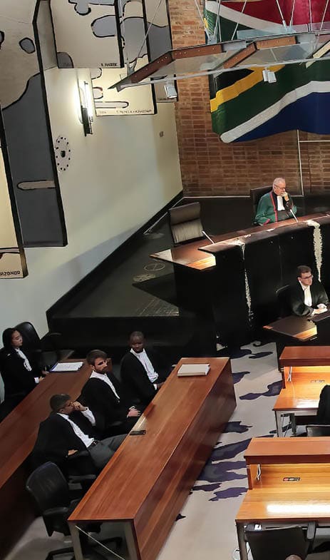 JOHANNESBURG, SOUTH AFRICA SEPTEMBER 18: (SOUTH AFRICA OUT) Constitutional Court sitting where it was ruled that the personal use of dagga is not a criminal offence on September 18, 2018 in Johannesburg, South Africa. The ruling follows a Western Cape High Court judgment that the possession, cultivation and use of dagga for private use was allowed. (Photo by Alaister Russell/Sowetan/Gallo Images/Getty Images)