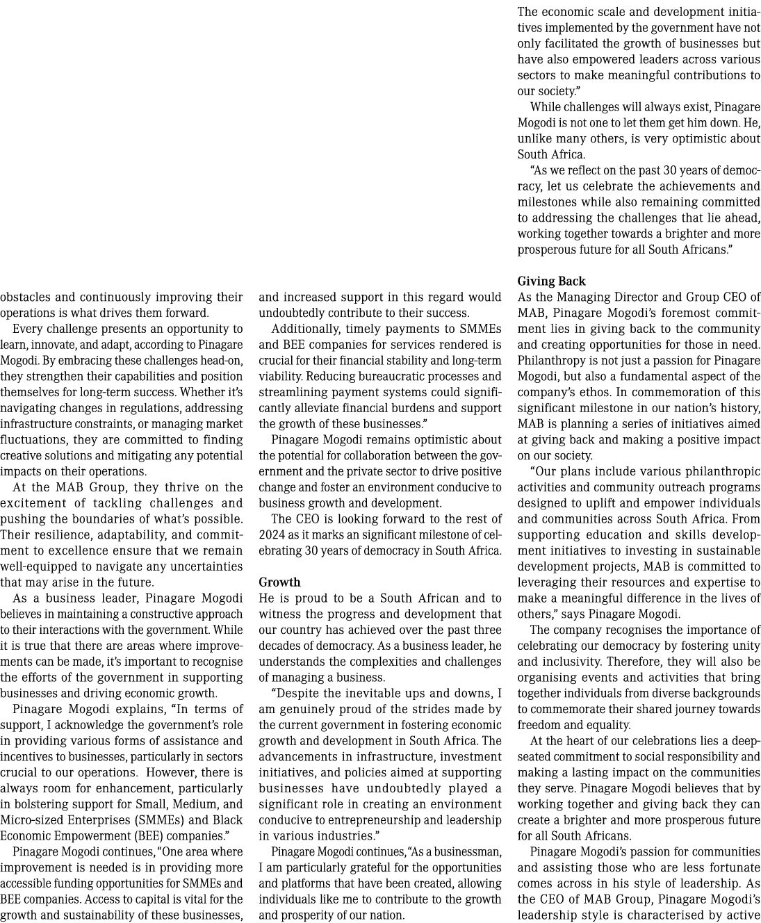 obstacles and continuously improving their operations is what drives them forward. Every challenge presents an opport...