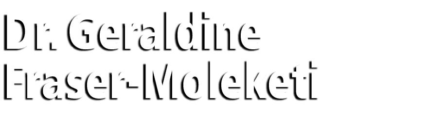 Dr. Geraldine Fraser-Moleketi