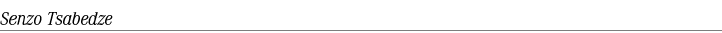 Senzo Tsabedze