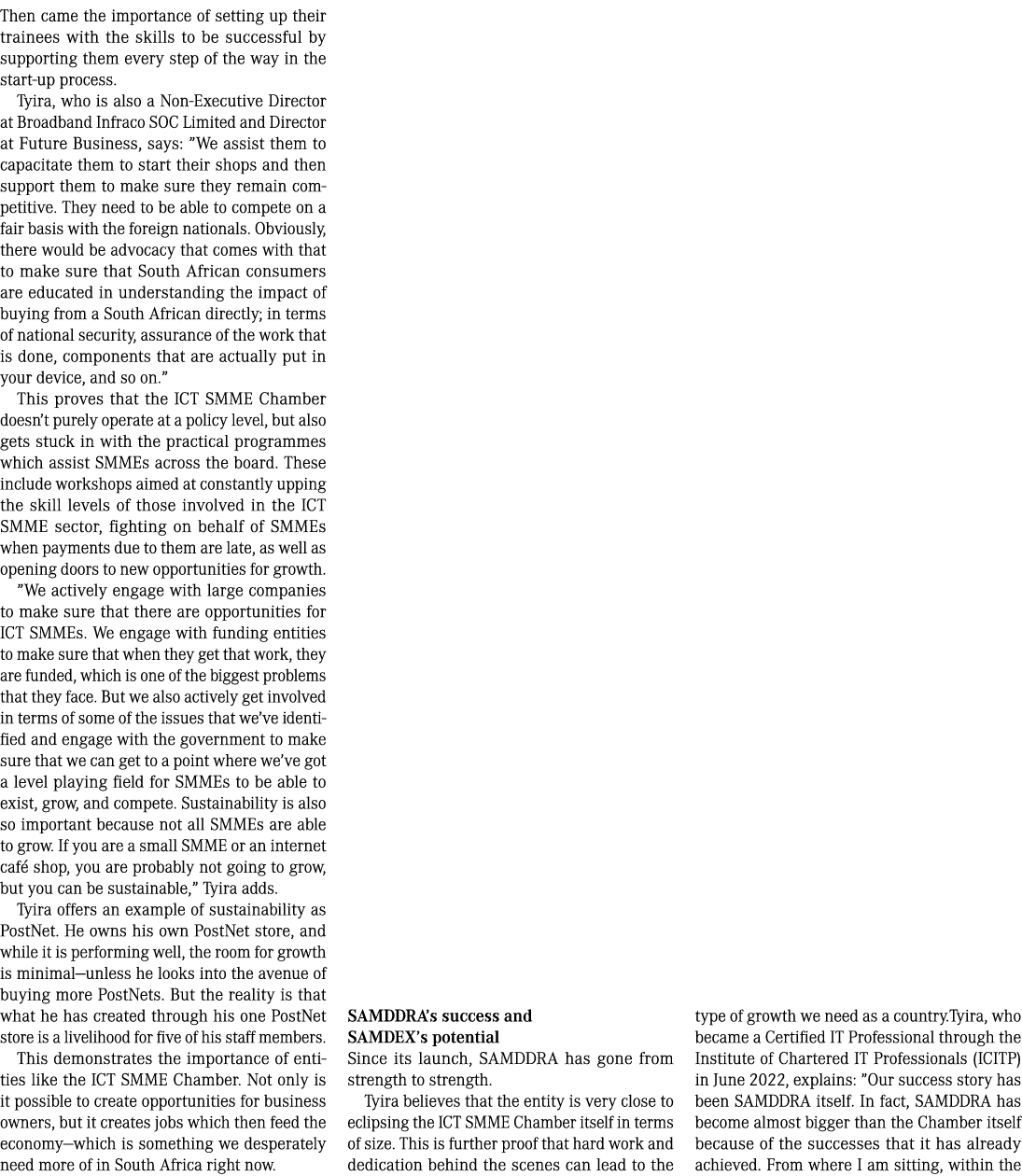 Then came the importance of setting up their trainees with the skills to be successful by supporting them every step ...