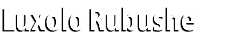 Luxolo Rubushe