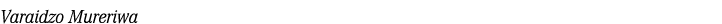 Varaidzo Mureriwa