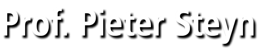 Prof. Pieter Steyn