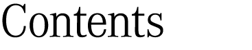 Contents 