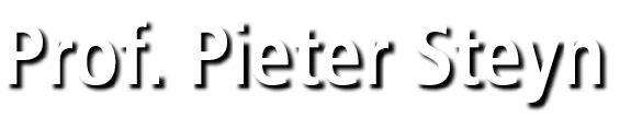Prof. Pieter Steyn