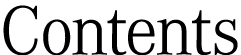Contents