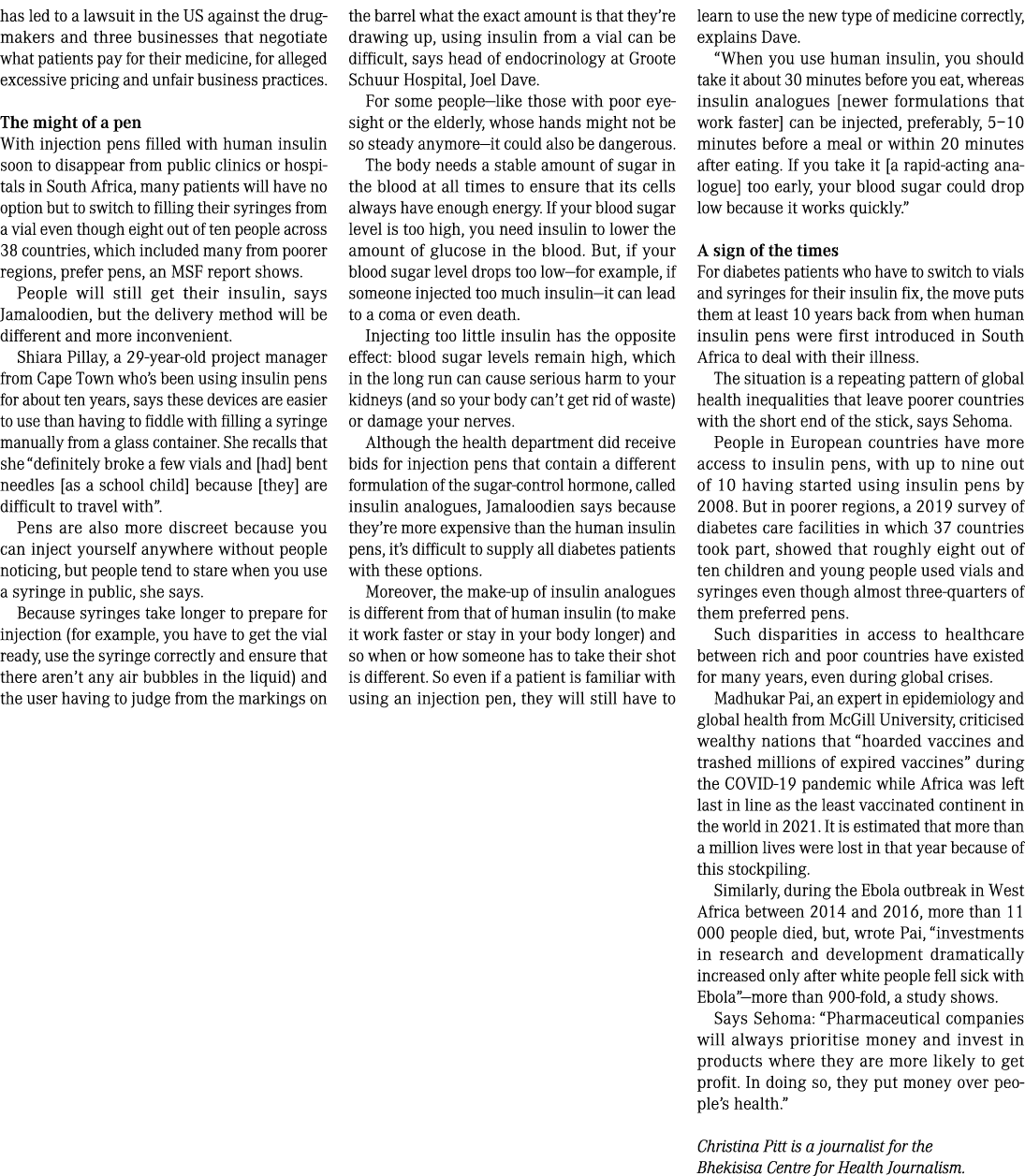 has led to a lawsuit in the US against the drugmakers and three businesses that negotiate what patients pay for their...