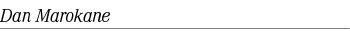 Dan Marokane