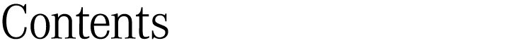 Contents