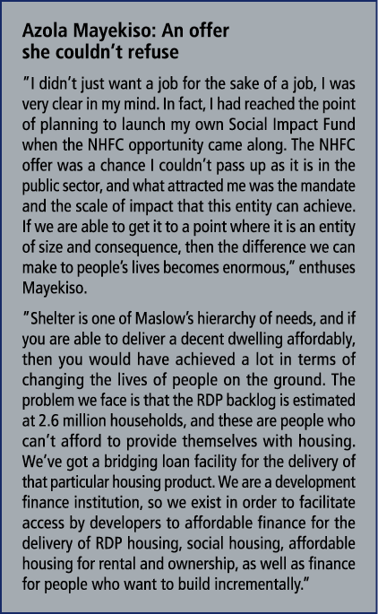 Azola Mayekiso: An offer she couldn’t refuse ”I didn’t just want a job for the sake of a job, I was very clear in my ...