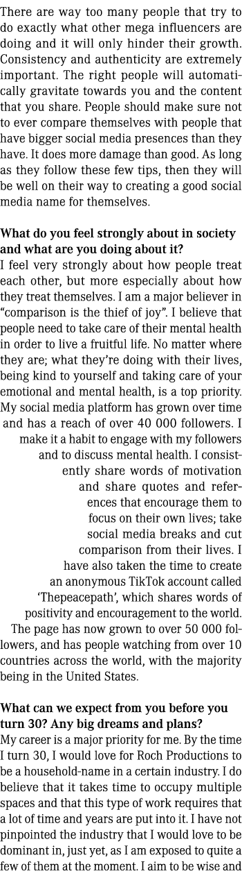 There are way too many people that try to do exactly what other mega influencers are doing and it will only hinder th...