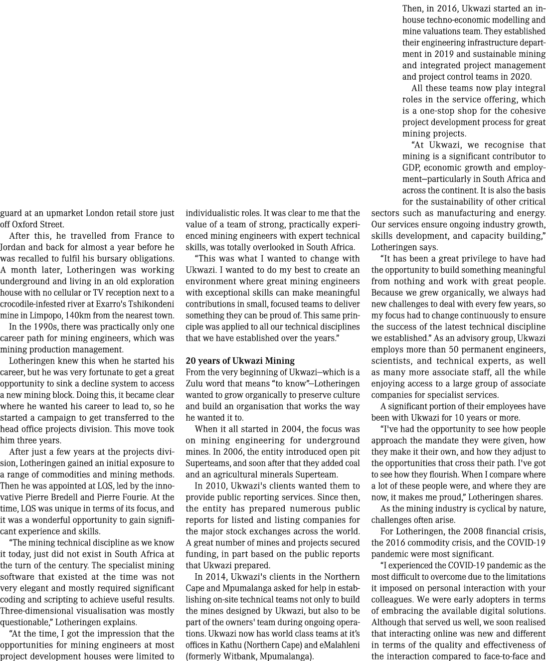 guard at an upmarket London retail store just off Oxford Street. After this, he travelled from France to Jordan and b...