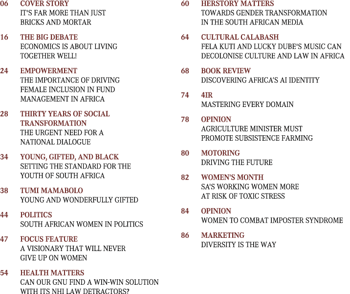 06 Cover Story It's far more than just bricks and mortar 16 The Big Debate Economics is about living together well...
