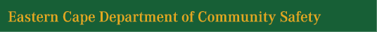 Eastern Cape Department of Community Safety