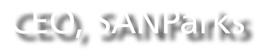  CEO, SANParks