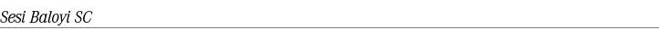 Sesi Baloyi SC