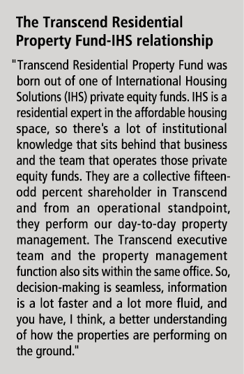 The Transcend Residential Property Fund IHS relationship \“Transcend Residential Property Fund was born out of one of...