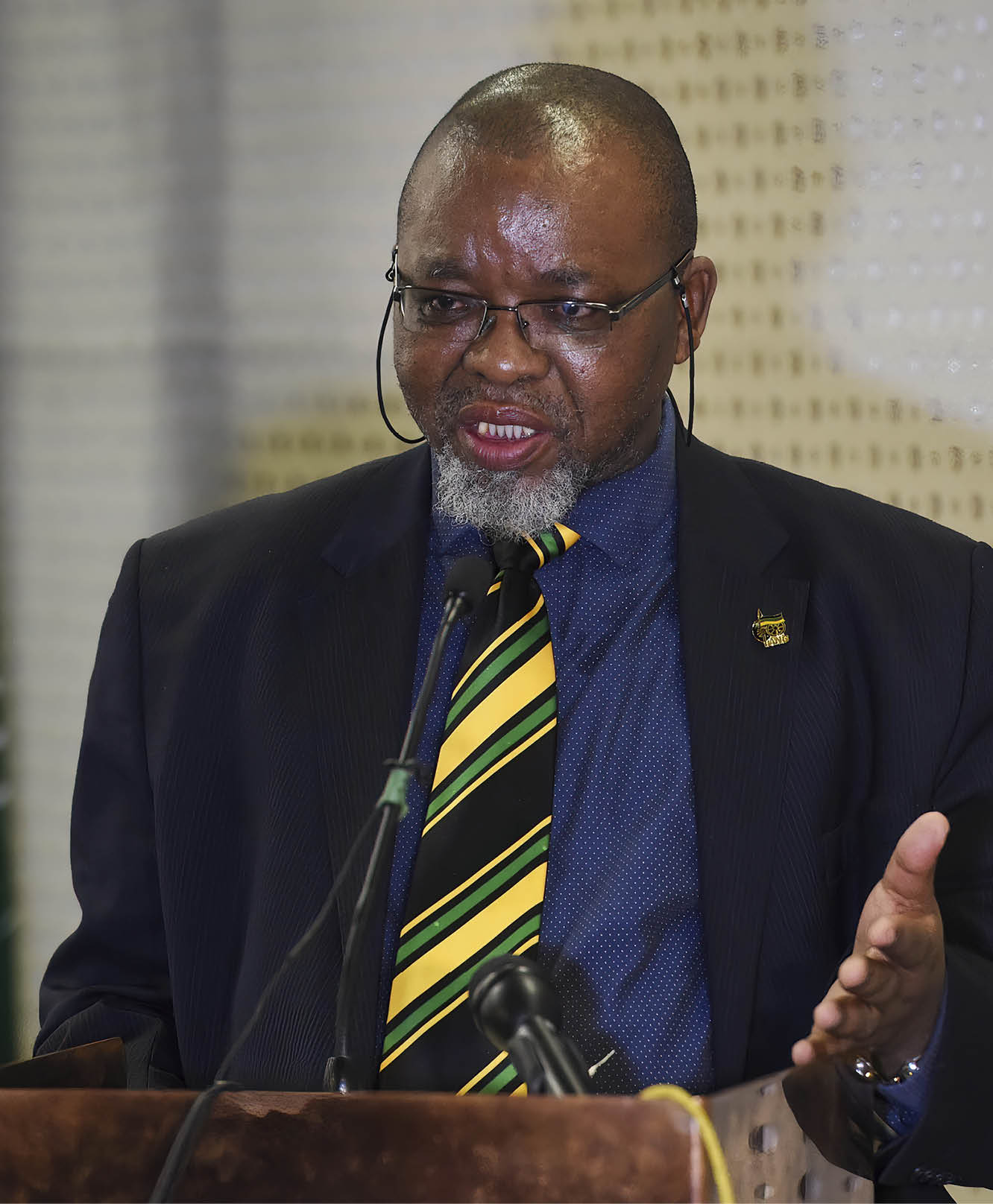 Mineral Resources Minister, Gwede Mantashe briefing media on his immediate plans and priorities at Ronnie Mamoepa Media Centre, Tshedimosetso House, Hatfield, Pretoria. South Africa. 20/03/2018. Siyabulela Duda