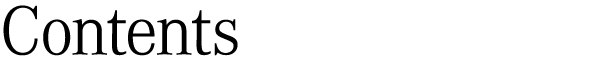 Contents