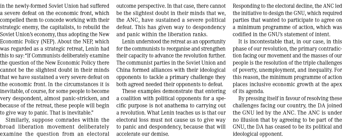 in the newly formed Soviet Union had suffered a severe defeat on the economic front, which compelled them to concede ...