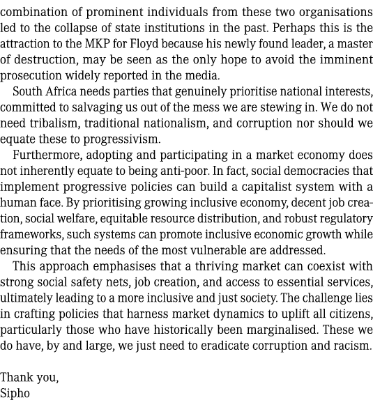combination of prominent individuals from these two organisations led to the collapse of state institutions in the pa...