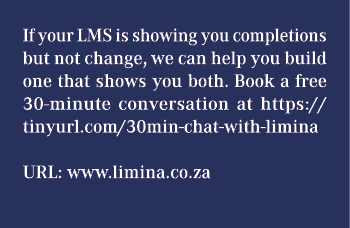 If your LMS is showing you completions but not change, we can help you build one that shows you both. Book a free 30 ...