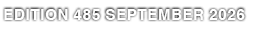 EDITION 485 SEPTEMBER 2026