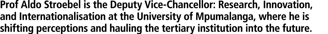 Prof Aldo Stroebel is the Deputy Vice Chancellor: Research, Innovation, and Internationalisation at the University of...