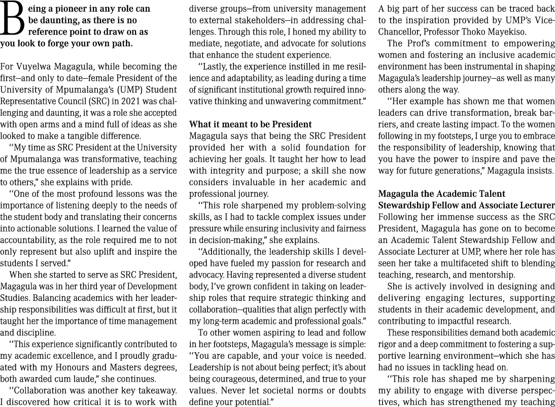 Being a pioneer in any role can be daunting, as there is no reference point to draw on as you look to forge your own ...