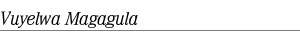 Vuyelwa Magagula